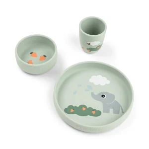 Set de vajilla antideslizante Stick&Stay Elphee Done by Deer