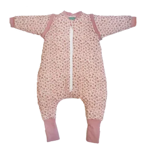PIJAMA MANTA CON MANGAS Y CALCETINES ANTIDESLIZANTES-TOG 2.5-MISTY ROSE