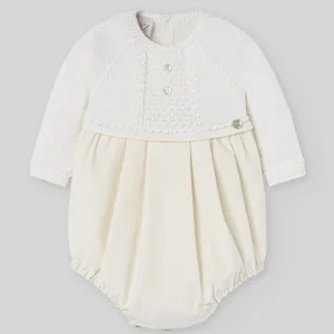Pelele terciopelo pto/tela "PAZ OI 25-26"