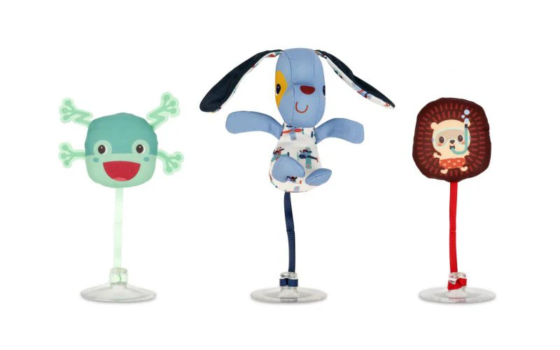 Jules y sus amigos de baño con ventosa Lilliputiens - Imagen 2