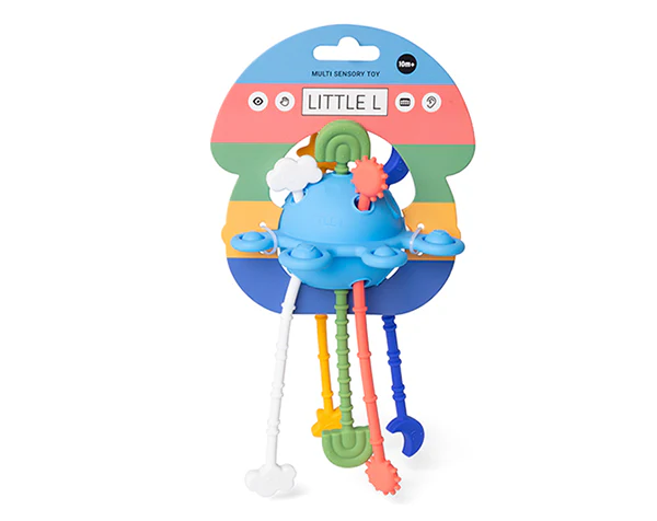Mordedor Sensorial Planetario de Silicona Little L
