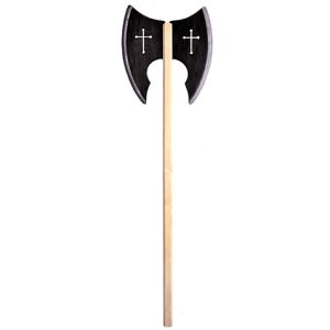 Lanza doble dragon negra 102cm