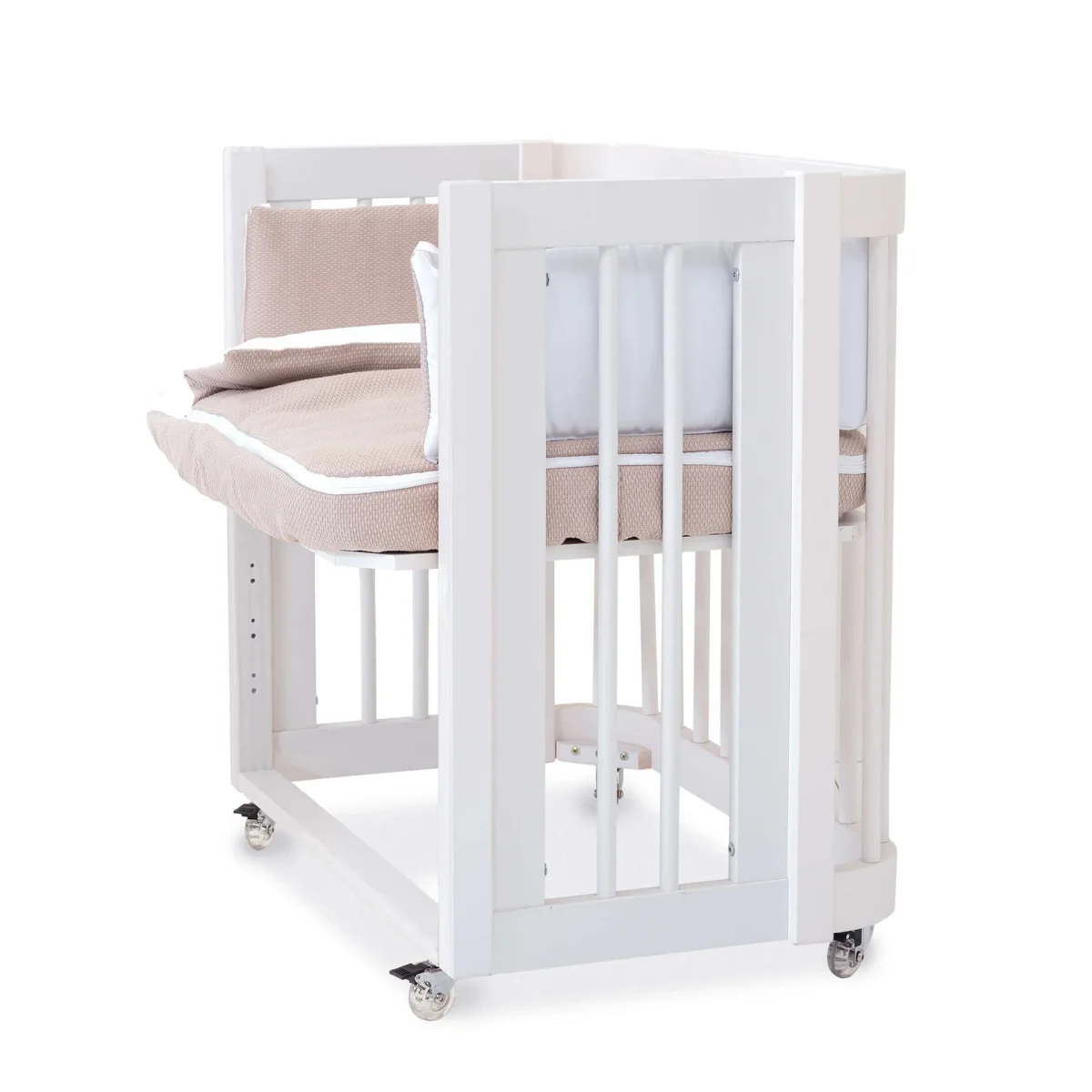 Minicuna de colecho ovalada 55×70 cm Crea Uno Bianco blanca - Imagen 6