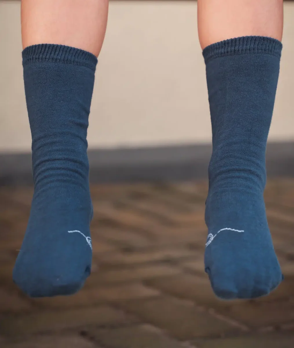 Calcetines Barefoot A Tres Hilos Marino - Imagen 3