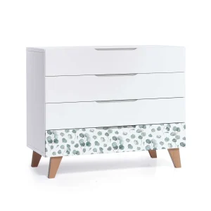 Cómoda infantil Lifestyle Musgo con vinilo