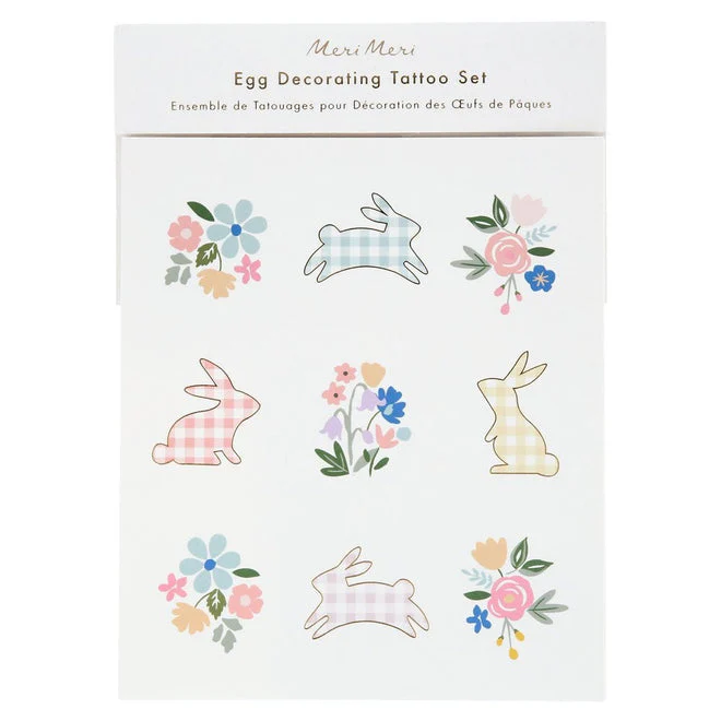 Egg Decorating Tattoo Set