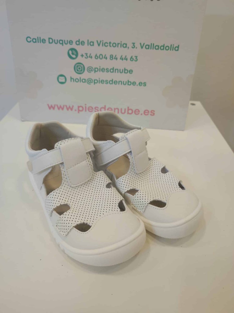 Sandalias Piruflex Microfibra Perforada Blanco