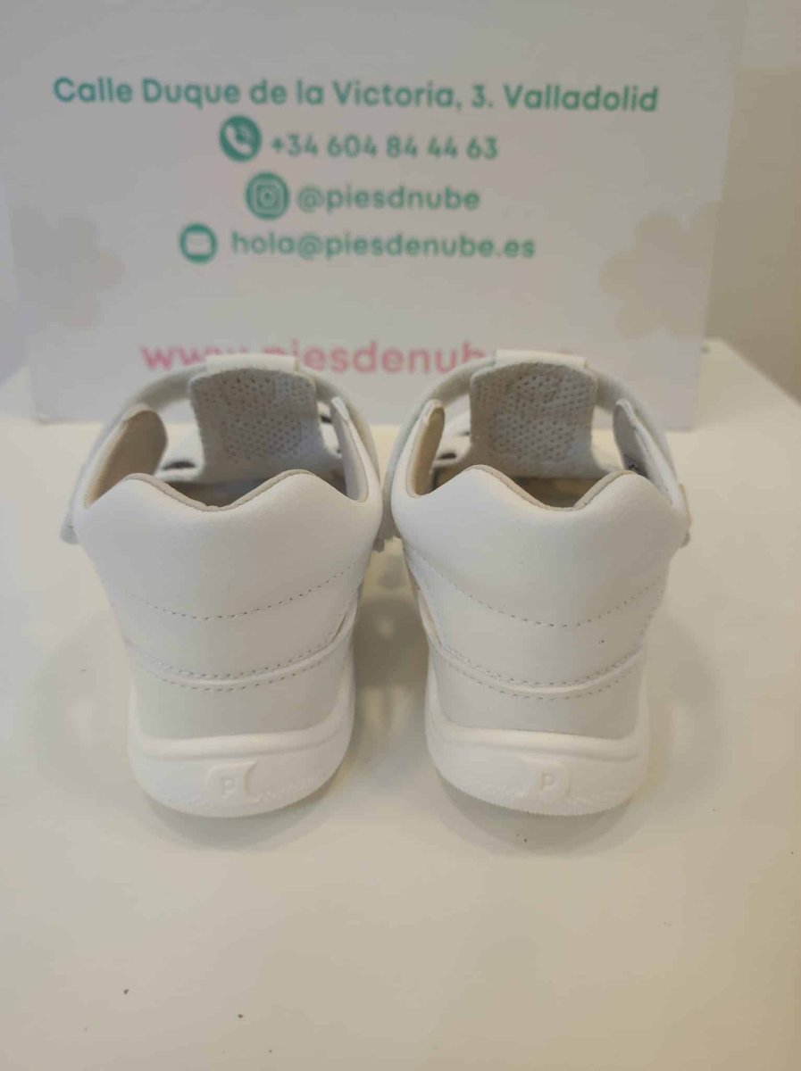 Sandalias Piruflex Microfibra Perforada Blanco - Imagen 4