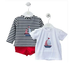 Valentina Conjunto Boat Red