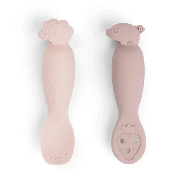 Set de 2 cucharas de aprendizaje "Tiny Farm" Done by Deer - Imagen 2
