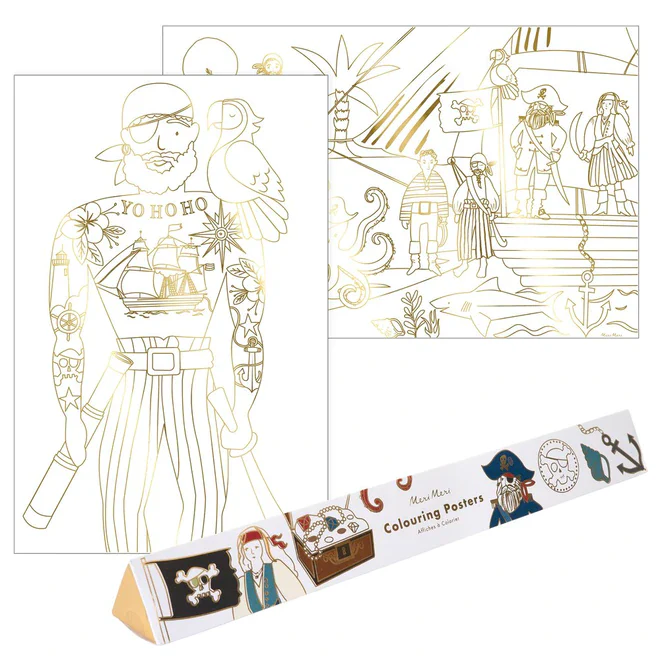 Pirate Coloring Posters - Imagen 2