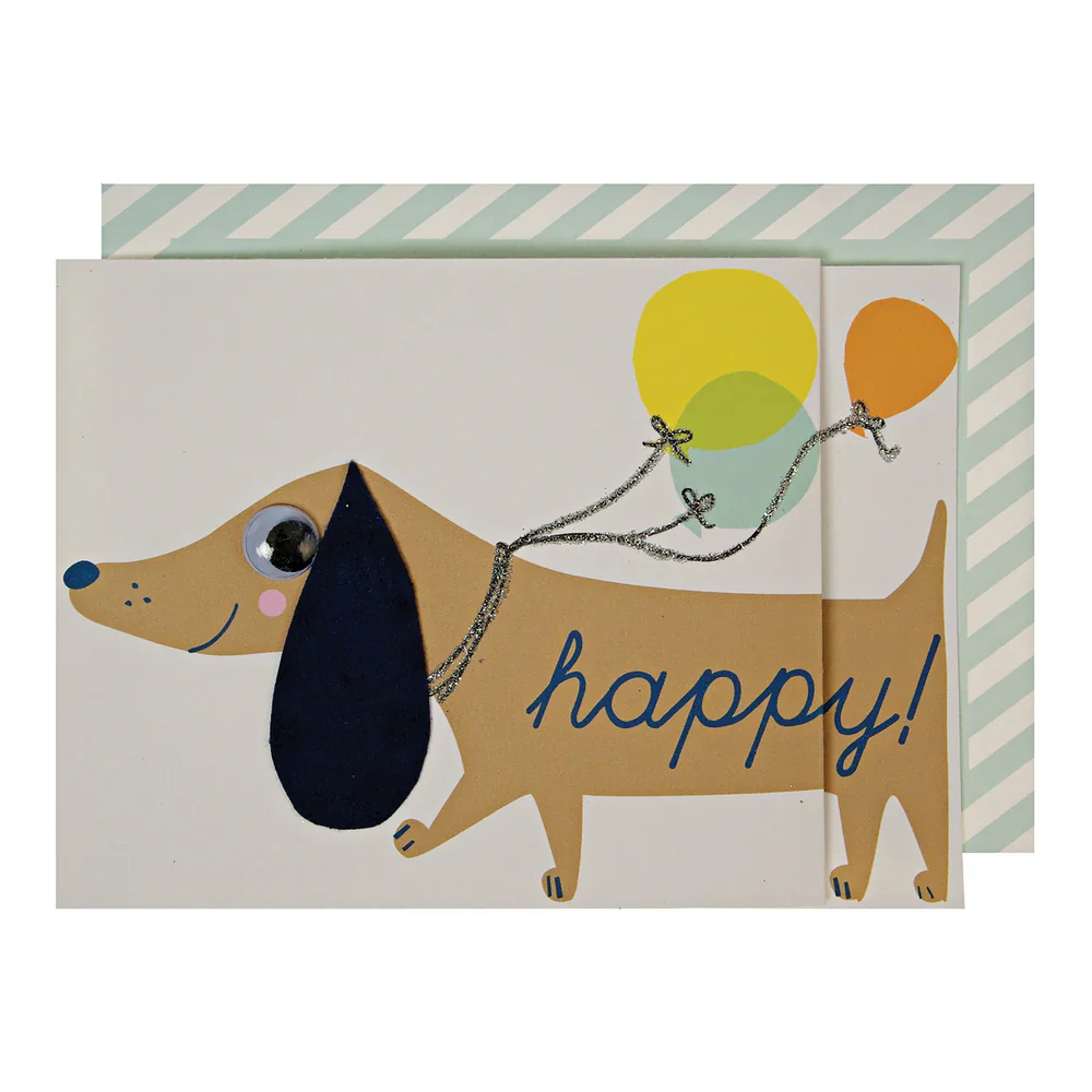 Sausage Dog Concertina Card - Imagen 3