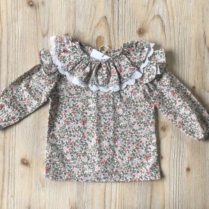 Blusa flores carrot