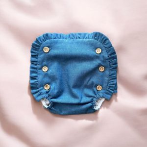 Culotte volantes denim