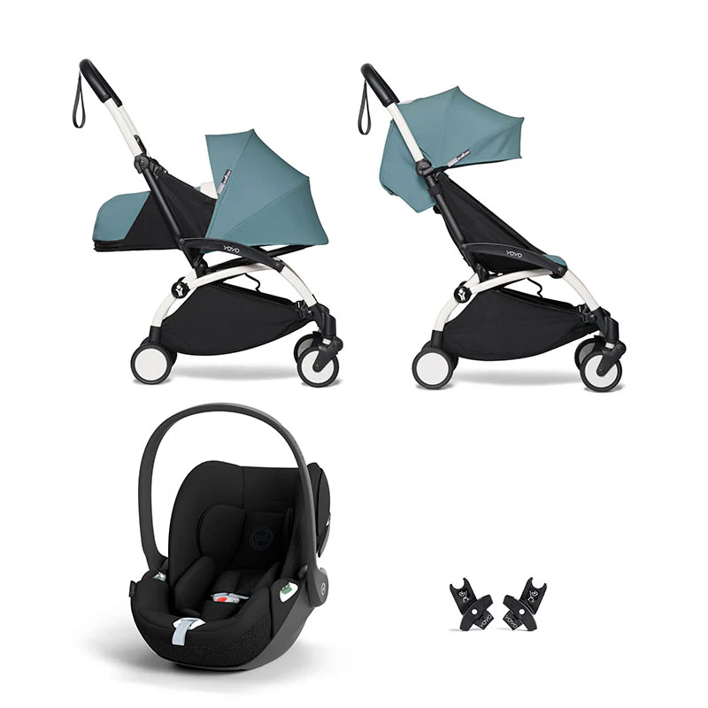 Pack Carrito Stokke YOYO3 Duo + Cybex Cloud T I-Size (Comfort) + Adaptadores Stokke YOYO - Imagen 3