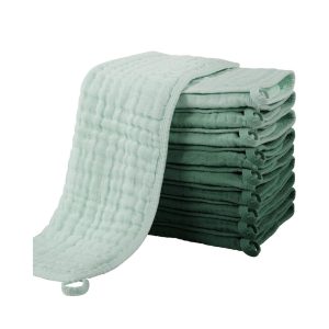 Gasas Bebé Paño 10 Piezas 100% Algodón 27×50 cm – Yoofoss