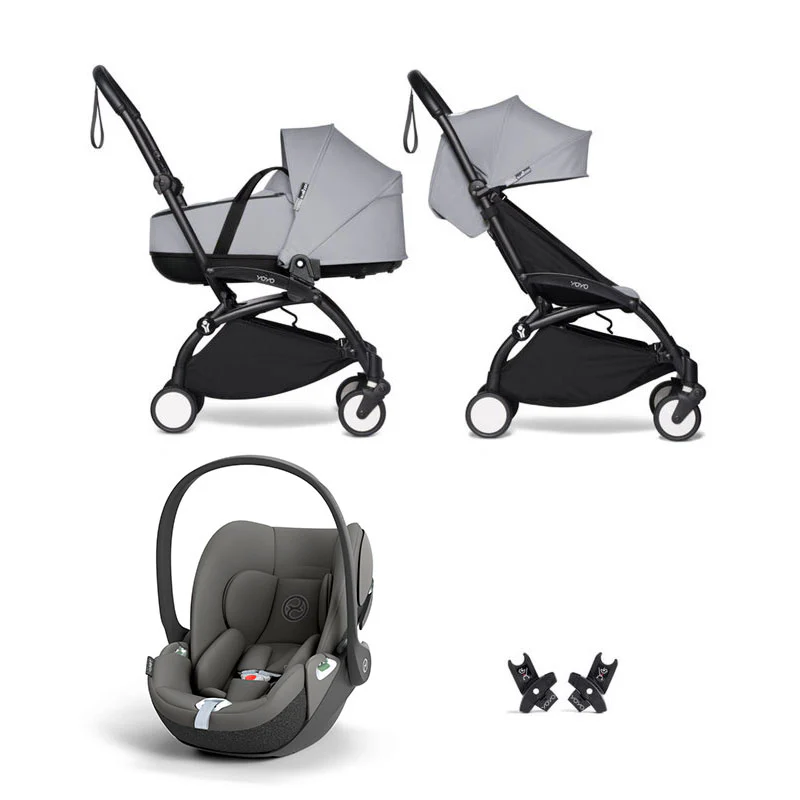 Pack Carrito Stokke YOYO3 Bassinet Duo + Cybex Cloud T I-Size (Comfort) + Adaptadores Stokke YOYO - Imagen 4