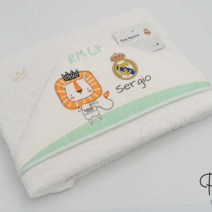 Capa de Baño para Bebe del Real Madrid