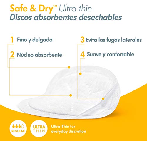 Discos de lactancia absorbentes desechables – Medela - Imagen 4