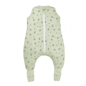 PIJAMA MANTA CON CALCETINES ANTIDESLIZANTES-TOG 2.5- BOTANY GREEN