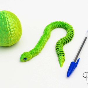 Serpiente 3D con Huevo