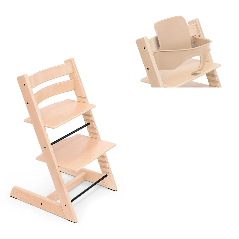 Pack de Trona (Haya) + Baby Set Stokke Tripp Trapp - Imagen 2
