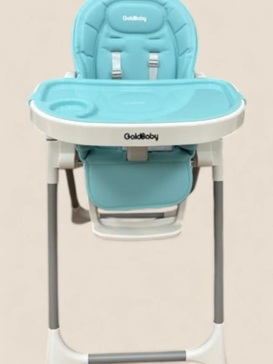 Trona evolutiva GoldBaby azul con bandeja regulable - Imagen 5