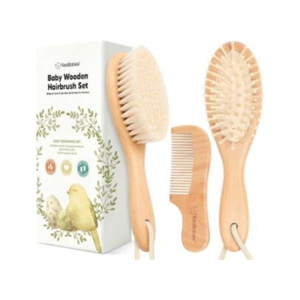 Set de cepillo y peine natural – KeaBabies